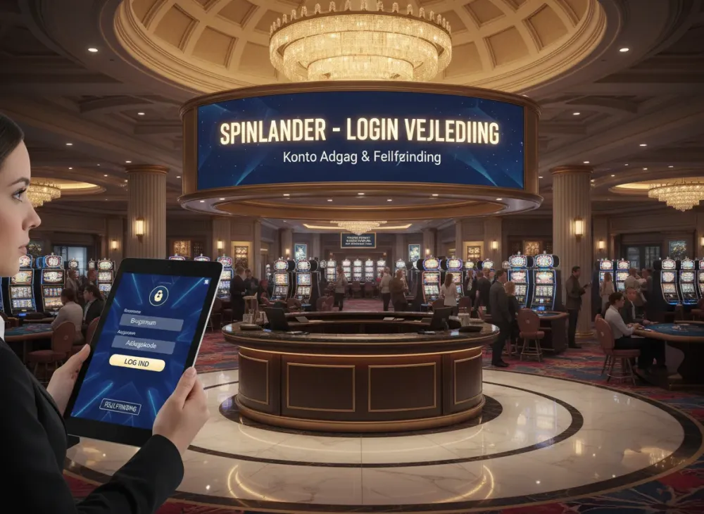 Spinlander login vejledning til konto adgang og fejlfinding