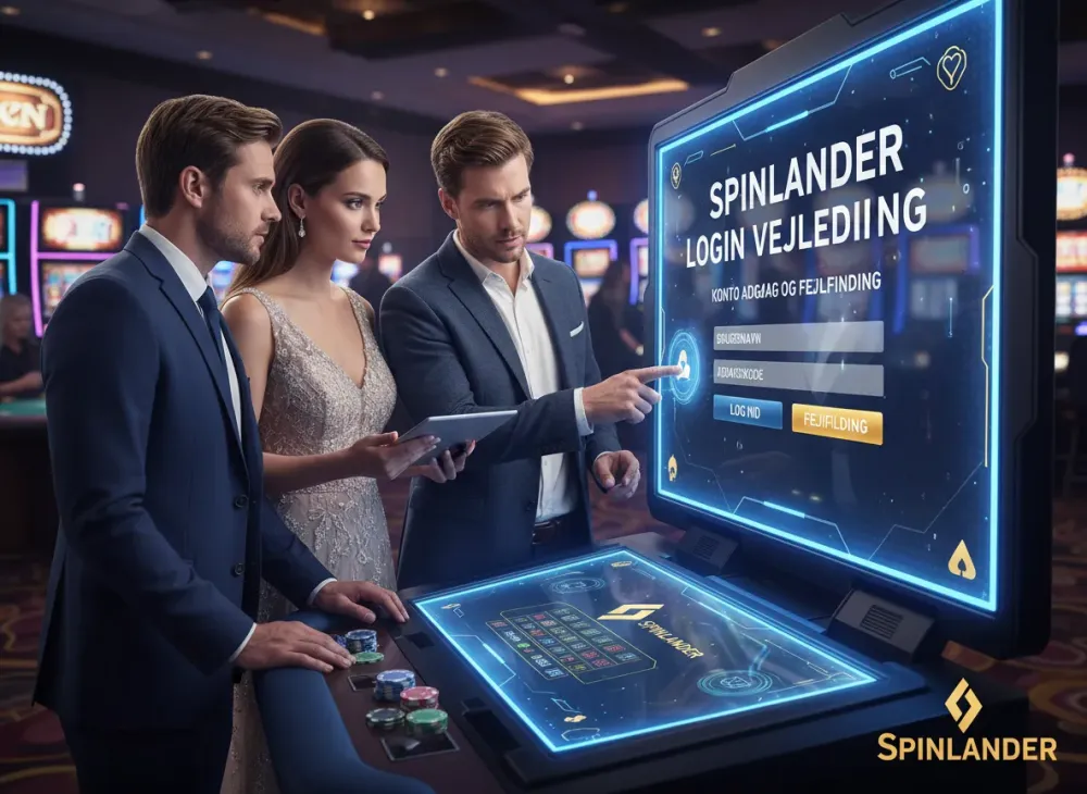 Spinlander login vejledning til konto adgang og fejlfinding