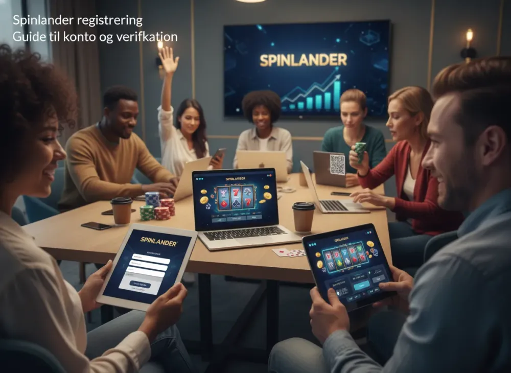 Spinlander registrering Guide til konto og verifikation